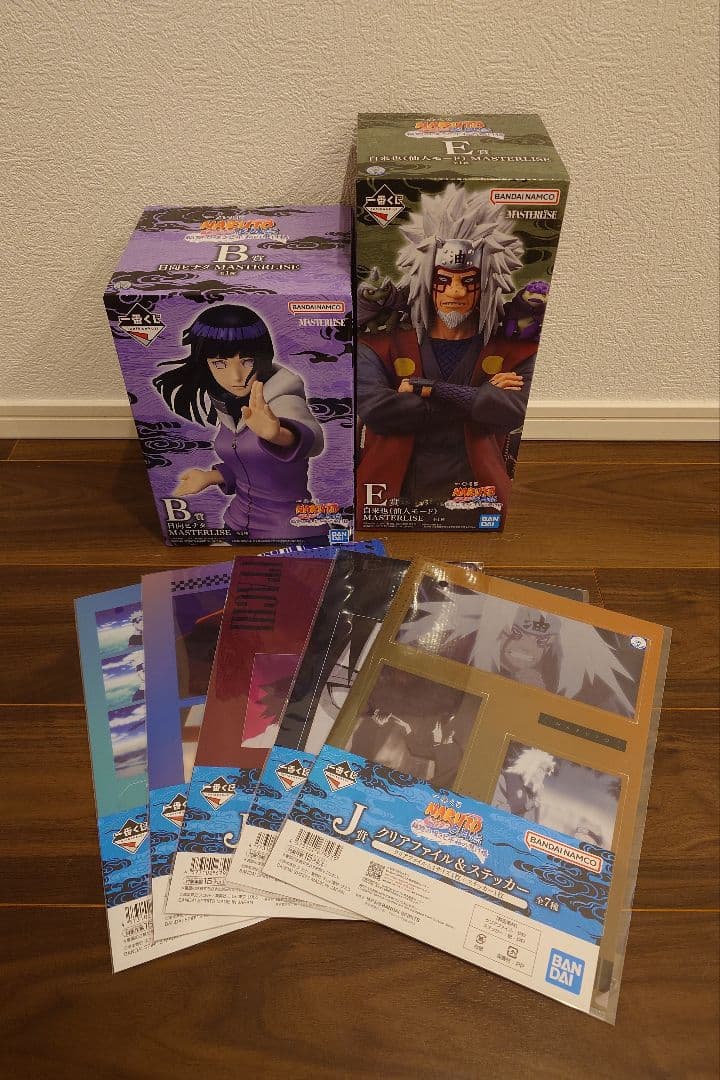 一番くじ NARUTO B賞 E賞　自来也　ヒナタ　おまけ付き NARUTO 一番くじ B賞 ヒナタ,E賞 自来也,G賞,他まとめ売り - メルカリ