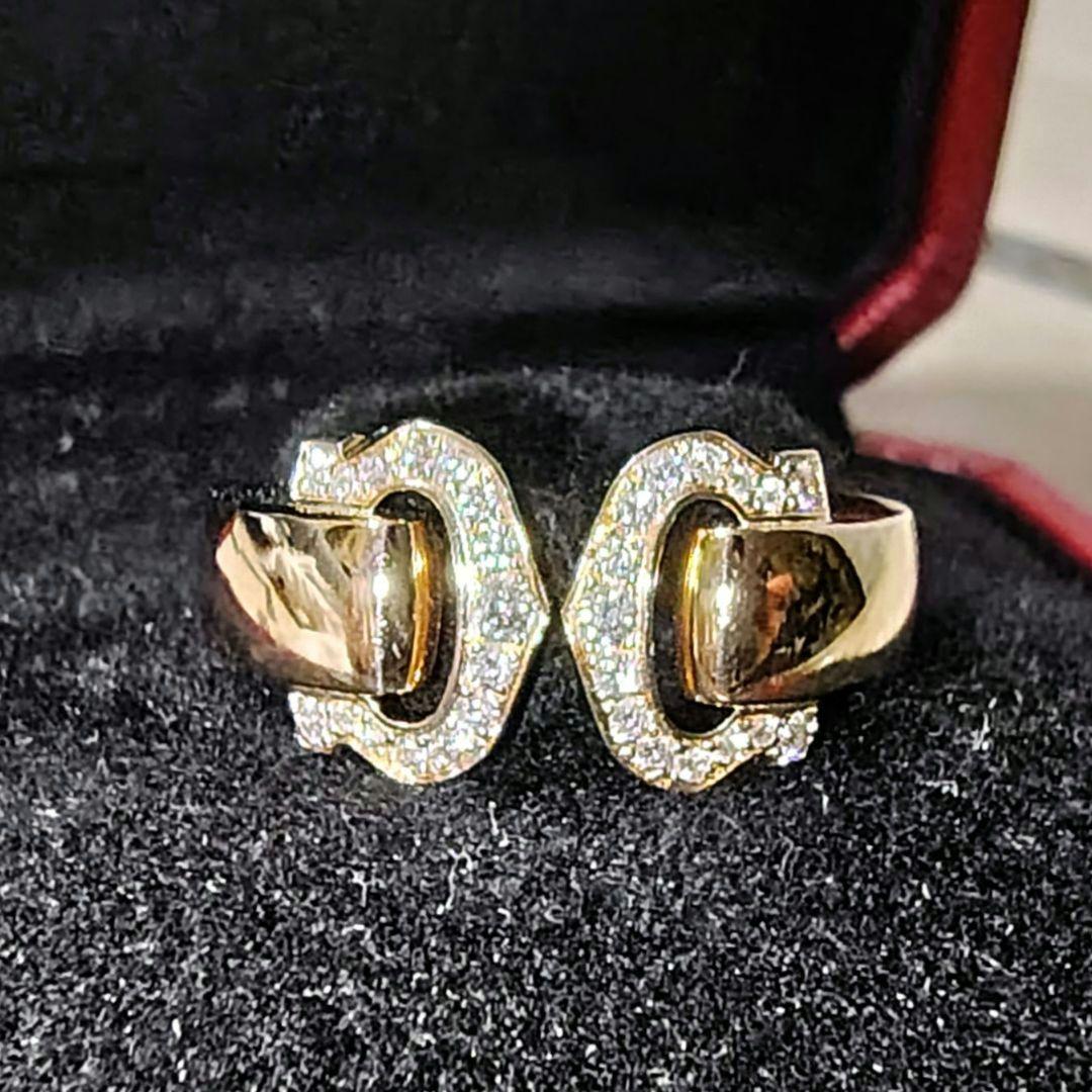 カルティエ 2Cブークルセ　K18ピンクゴールド　ダイヤモンド　箱•証明書等付