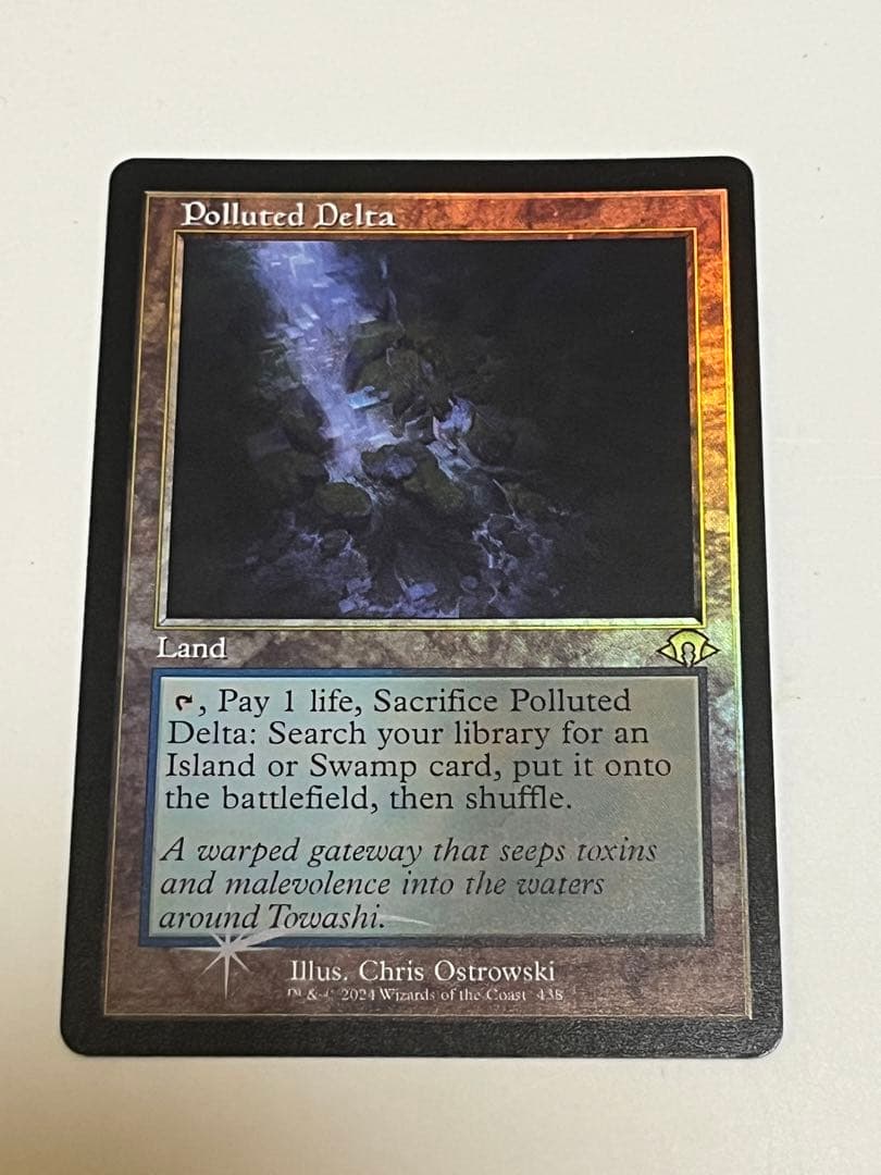 MTG 汚染された三角州旧枠FOIL 英語プレイブースター版プレブ版