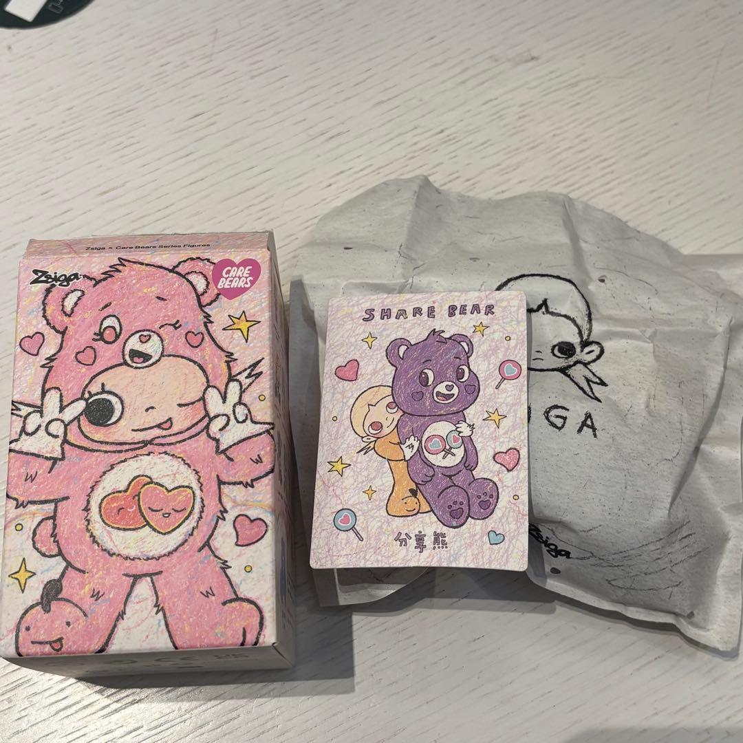 Zsiga × Care Bears シリーズ アソートボックス POP MARTのケアベア