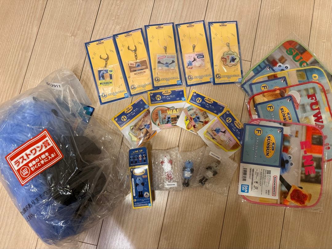 Sunsun パペットスンスン　1番くじ　セット ⼀番くじ PUPPET SUNSUN パペットスンスン セミコンプリート 全22種