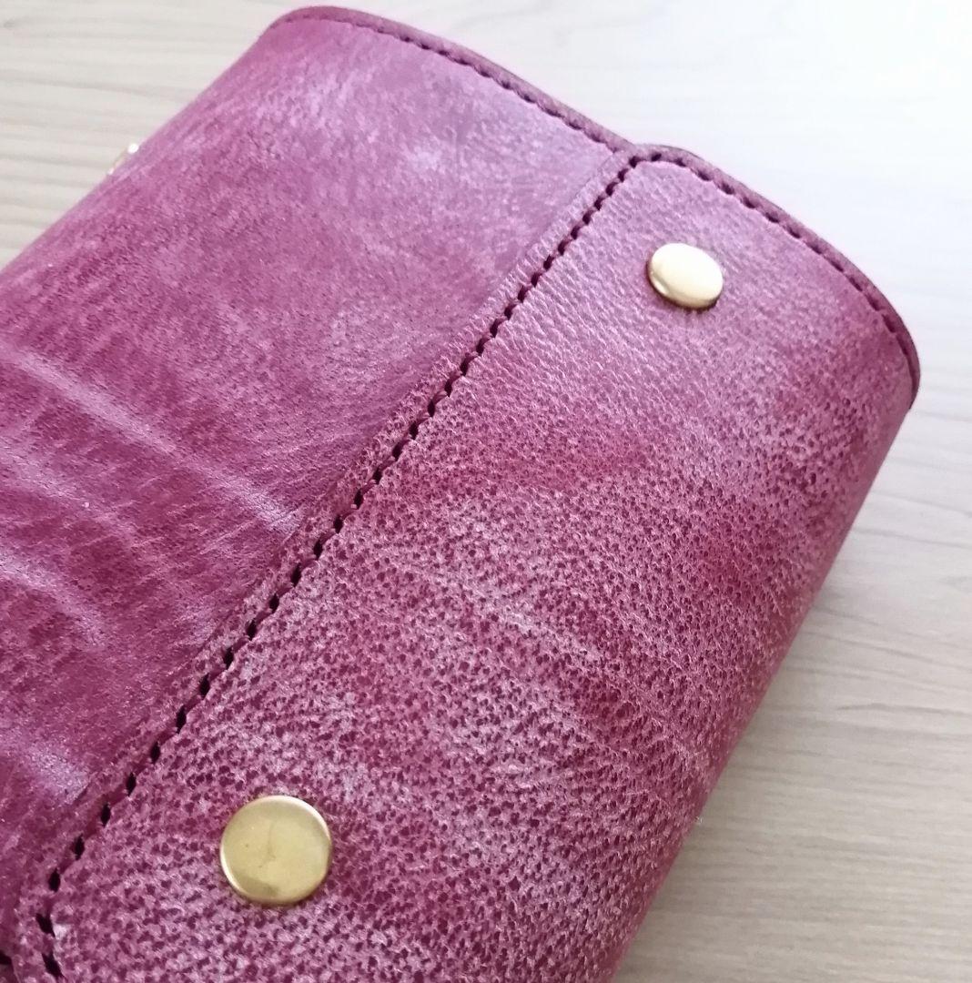 ミニ6 システム手帳 ワインレッド