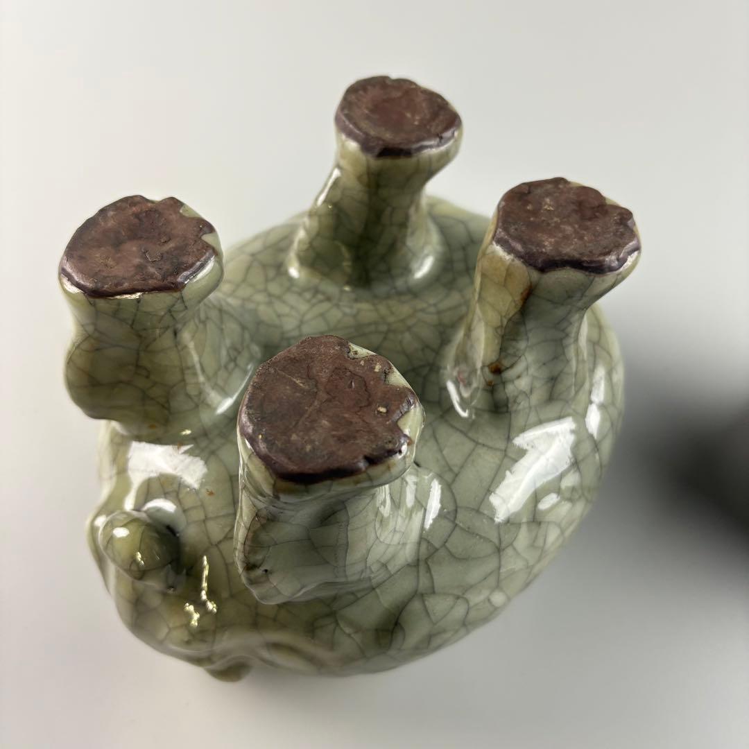 中国 青磁 香炉 古美術