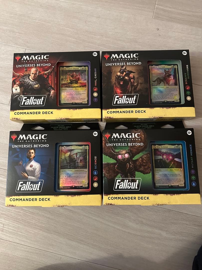 MTG 統率者デッキ Fallout フォールアウト 英語版 4種セット