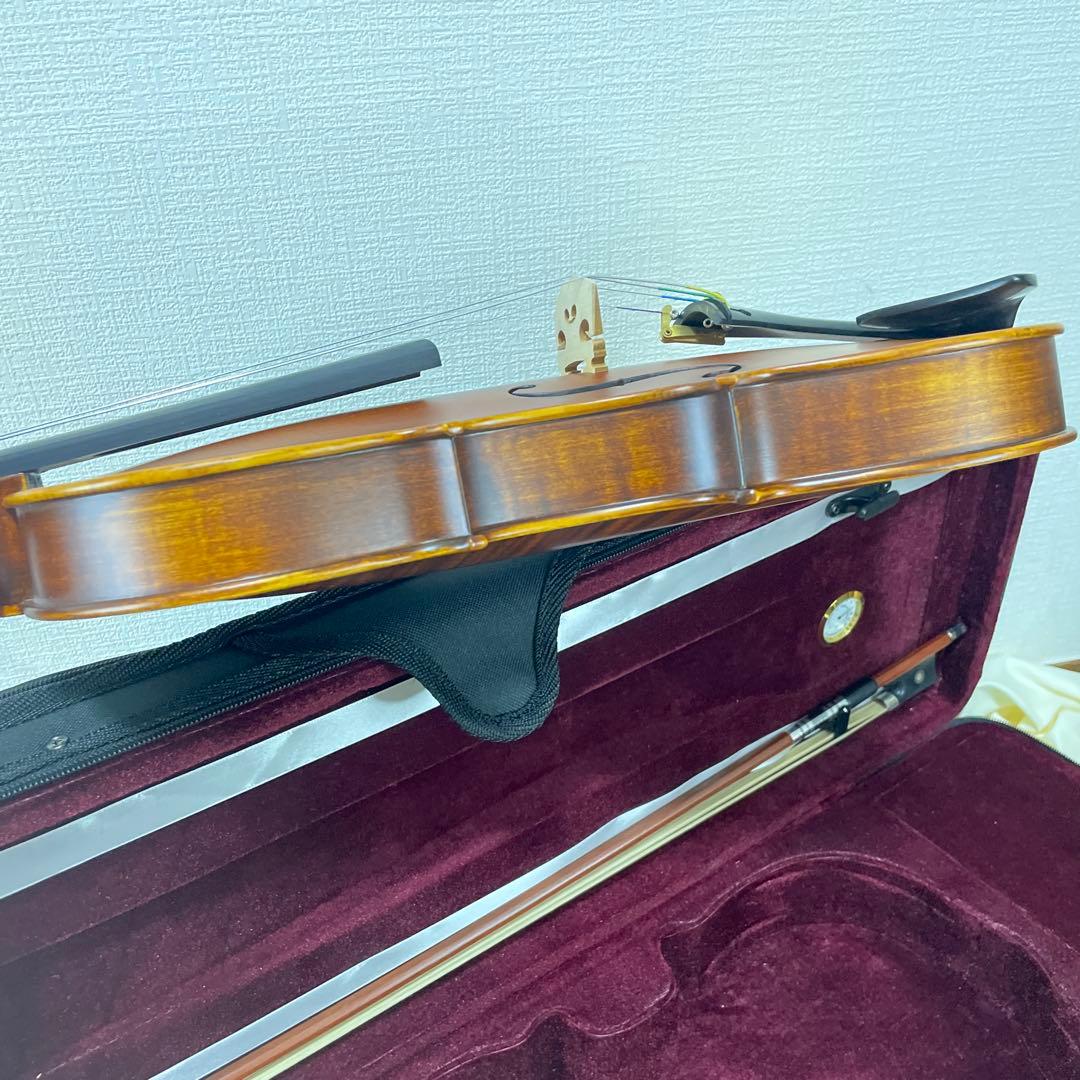 高級 バイオリン 4/4サイズ 虎目 弦楽器 ケース 弓付属