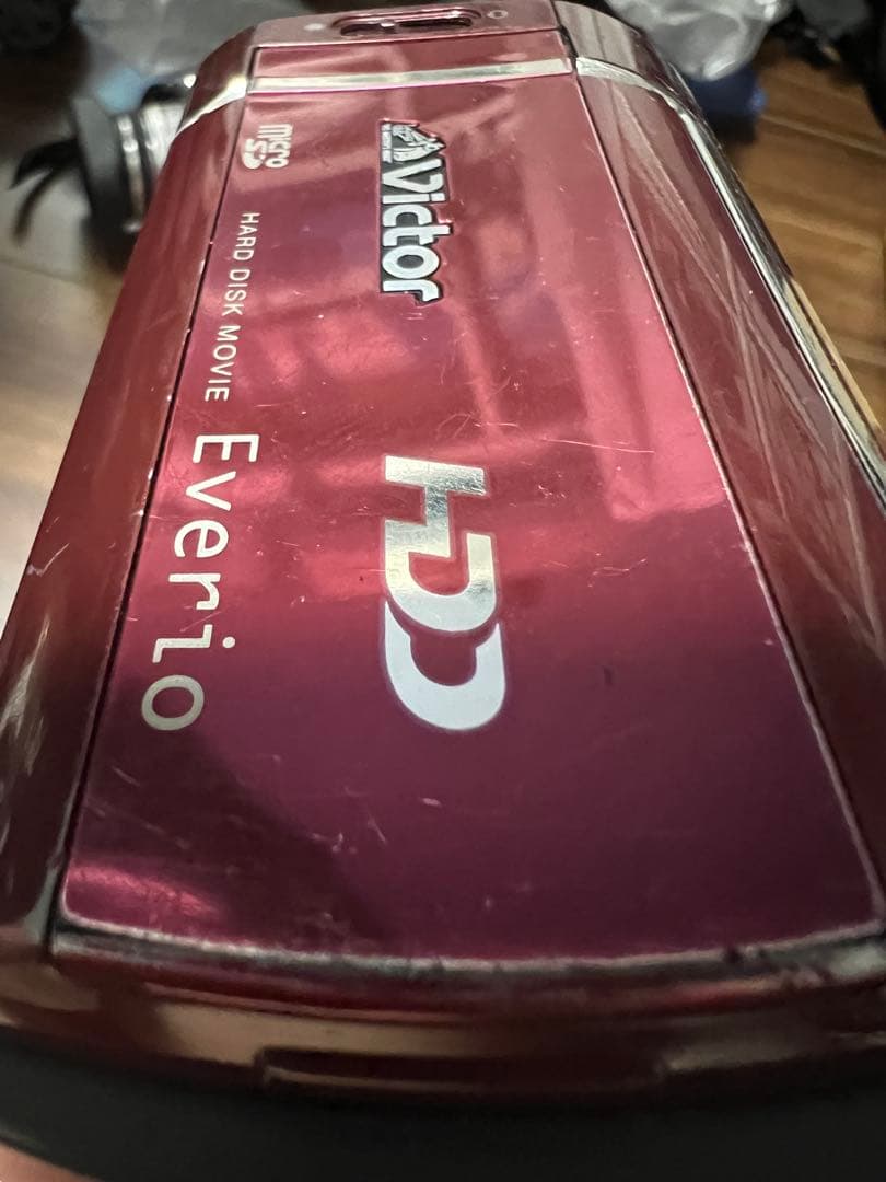 Victor Everio3台セット ビデオミニ三脚付き 平成レトロハンディカム