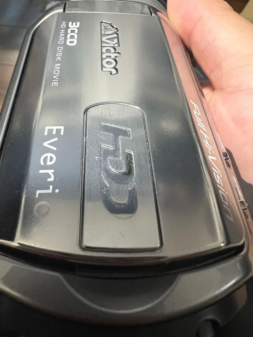 Victor Everio3台セット ビデオミニ三脚付き 平成レトロハンディカム