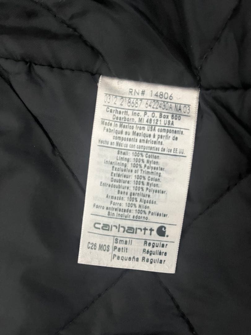 希少 SサイズCarhartt トラディショナルコート モスグリーン