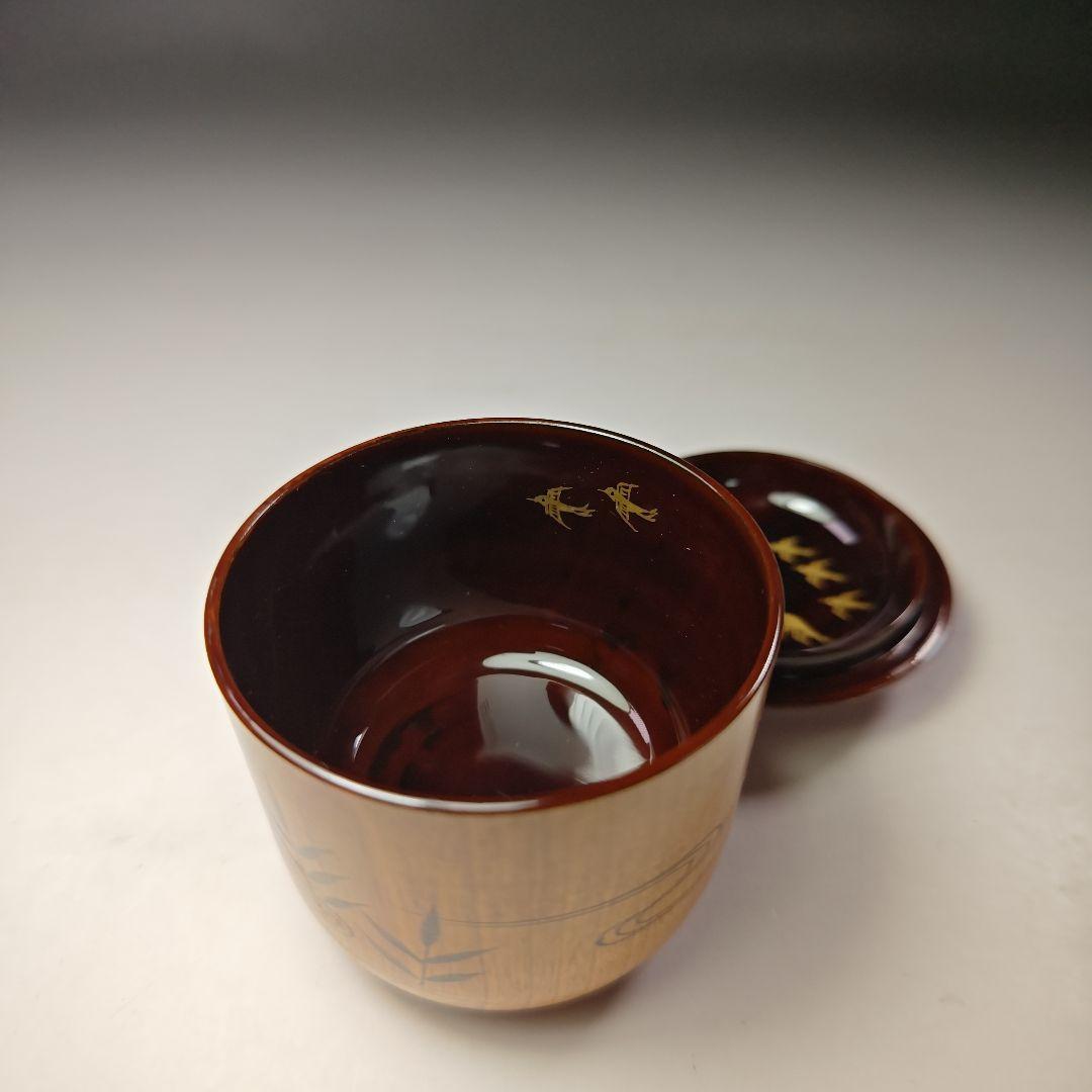 イ687棗『高橋正良作』 『淡々斎好苫屋棗共箱』茶道具漆塗