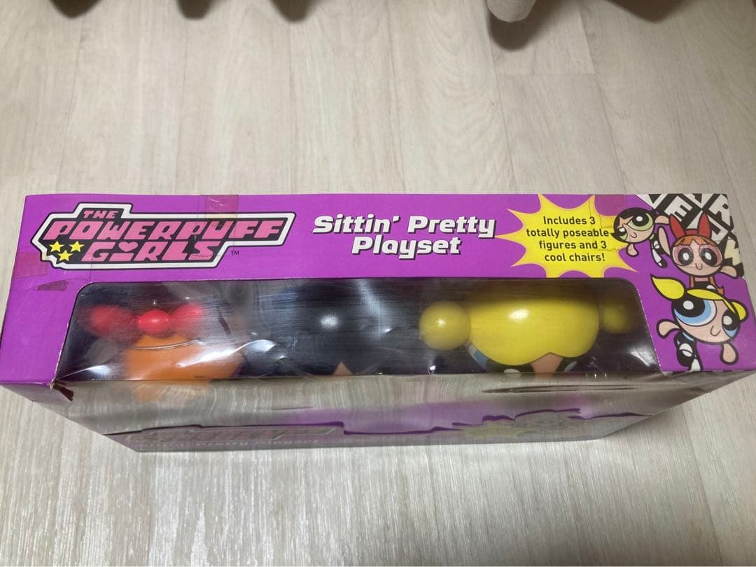 パワーパフガールズ アクションドール ブロッサム＆バターカップ＆バブルス