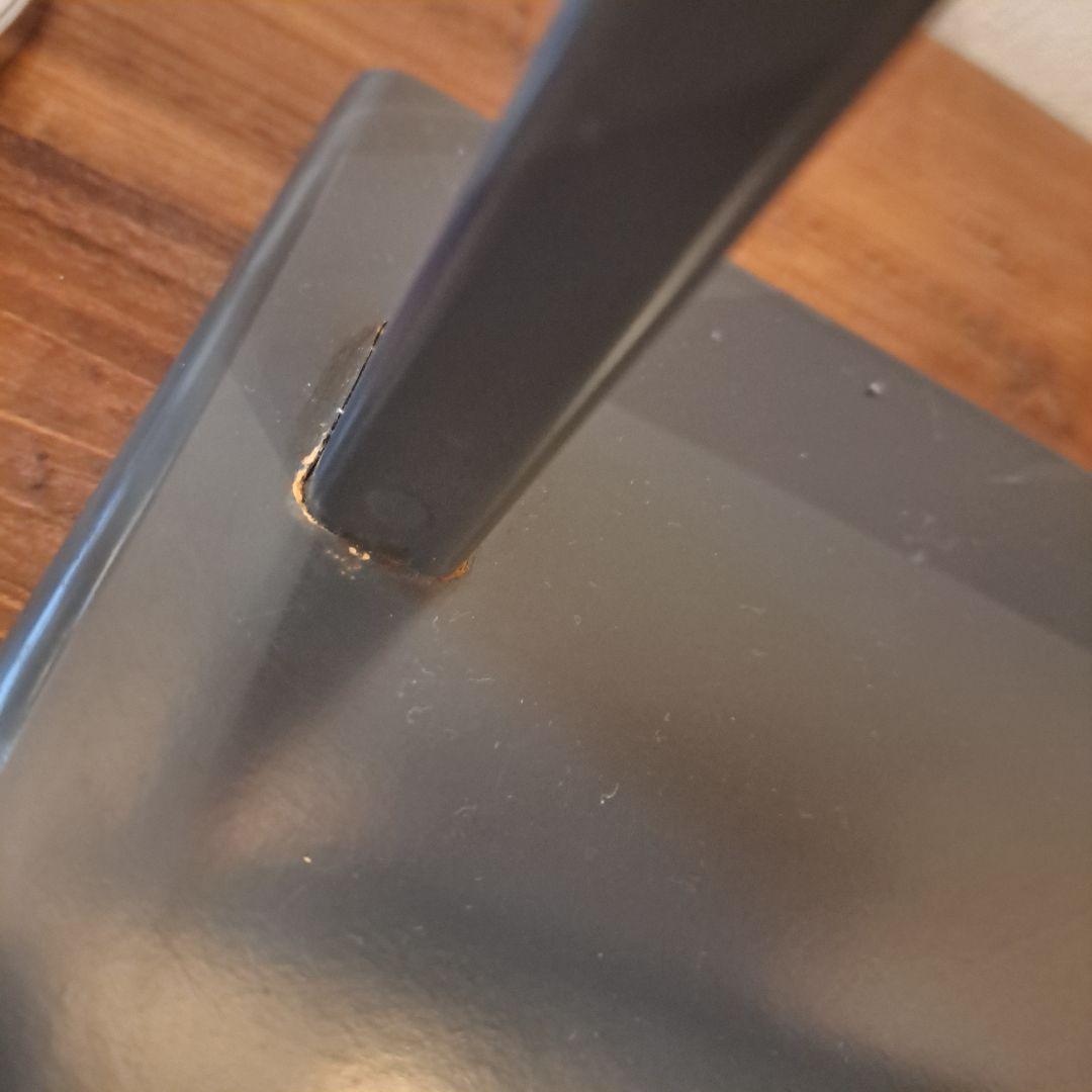 ヴィンテージ アンティーク グレー ミラー 卓上 スイング インダストリアル