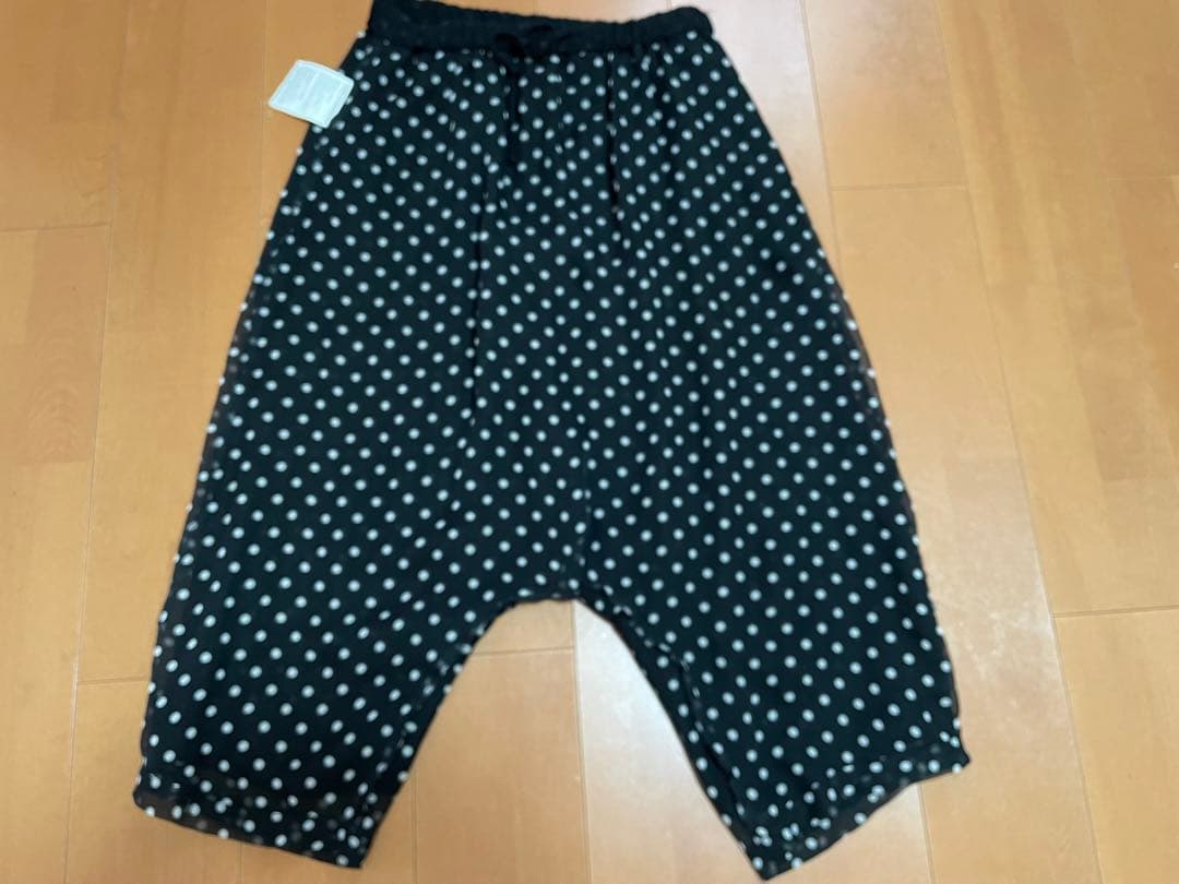 コムデギャルソン　水玉　ドット　サルエル　パンツ