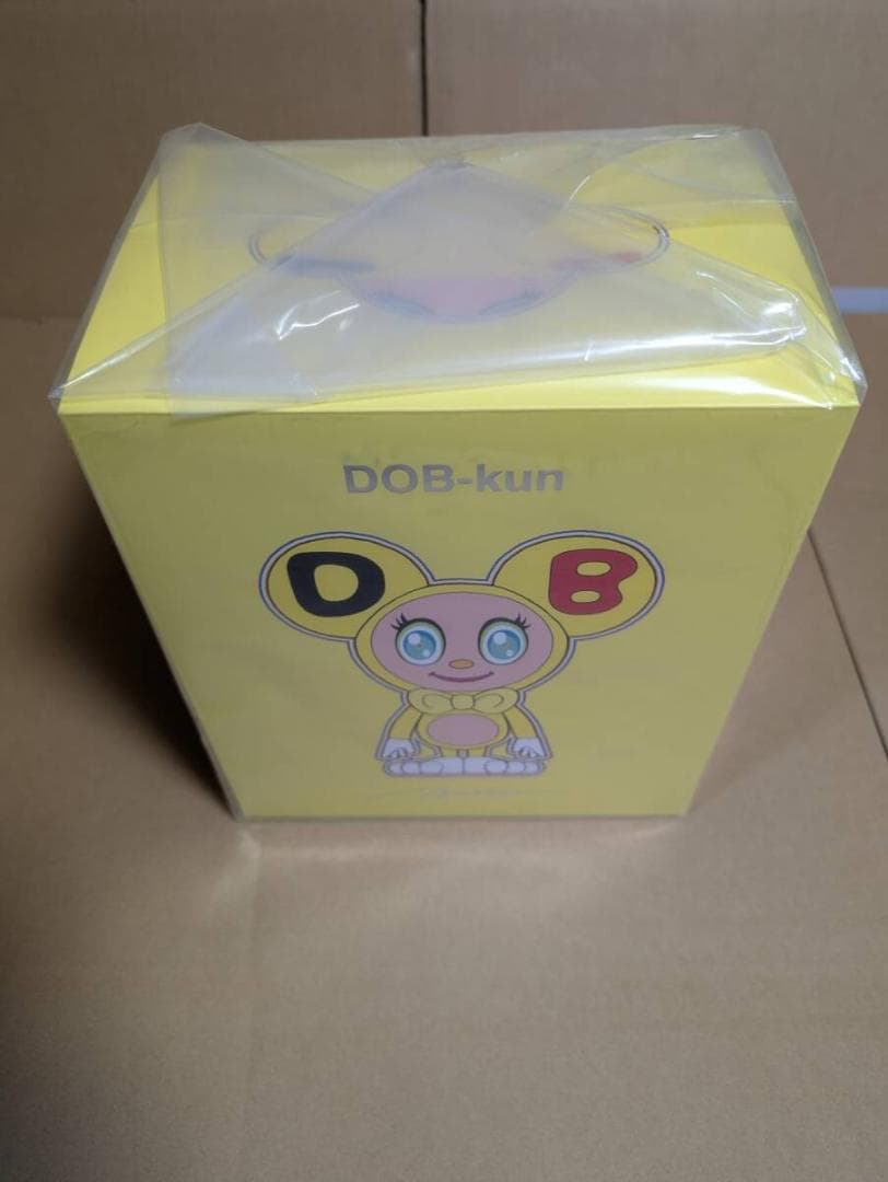 真作 村上隆 フィギュア DOB-kun Yellow ソフビ - メルカリ