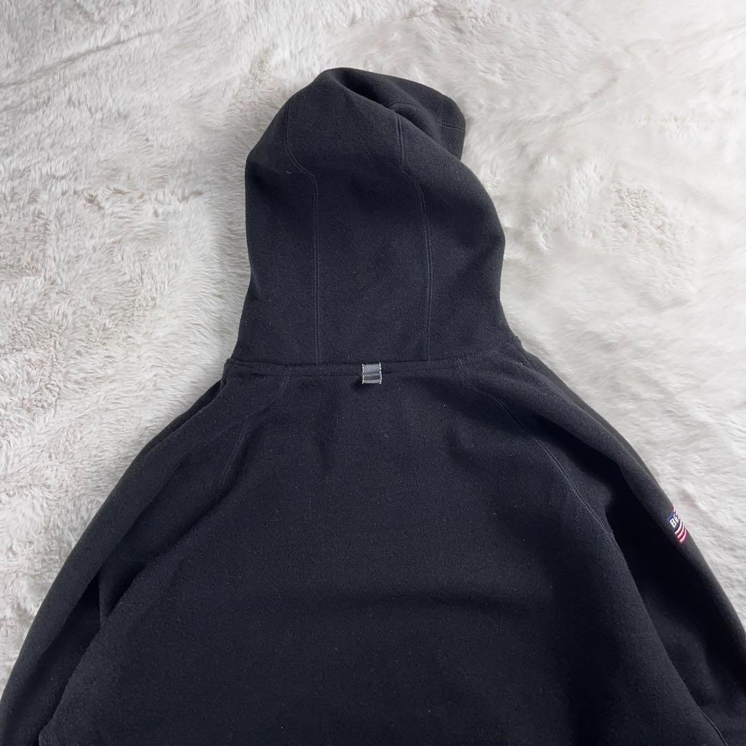 極美品 ブリーフィング ゴルフ ウール調 ロゴパーカー S ブラック ジム 完売