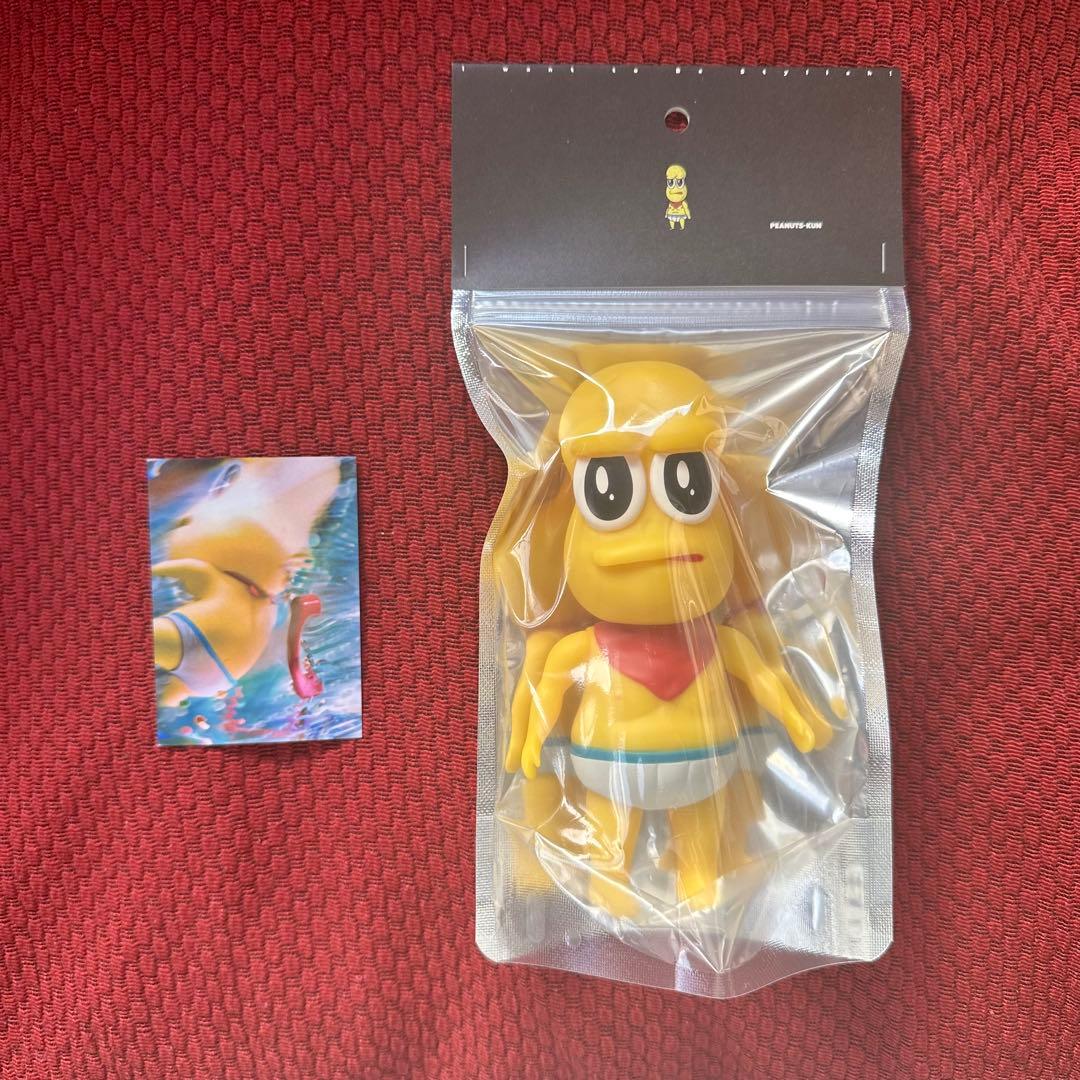 新品未開封】ピーナッツくん TOY ソフビ PQ 特典カード&ショッパー付き