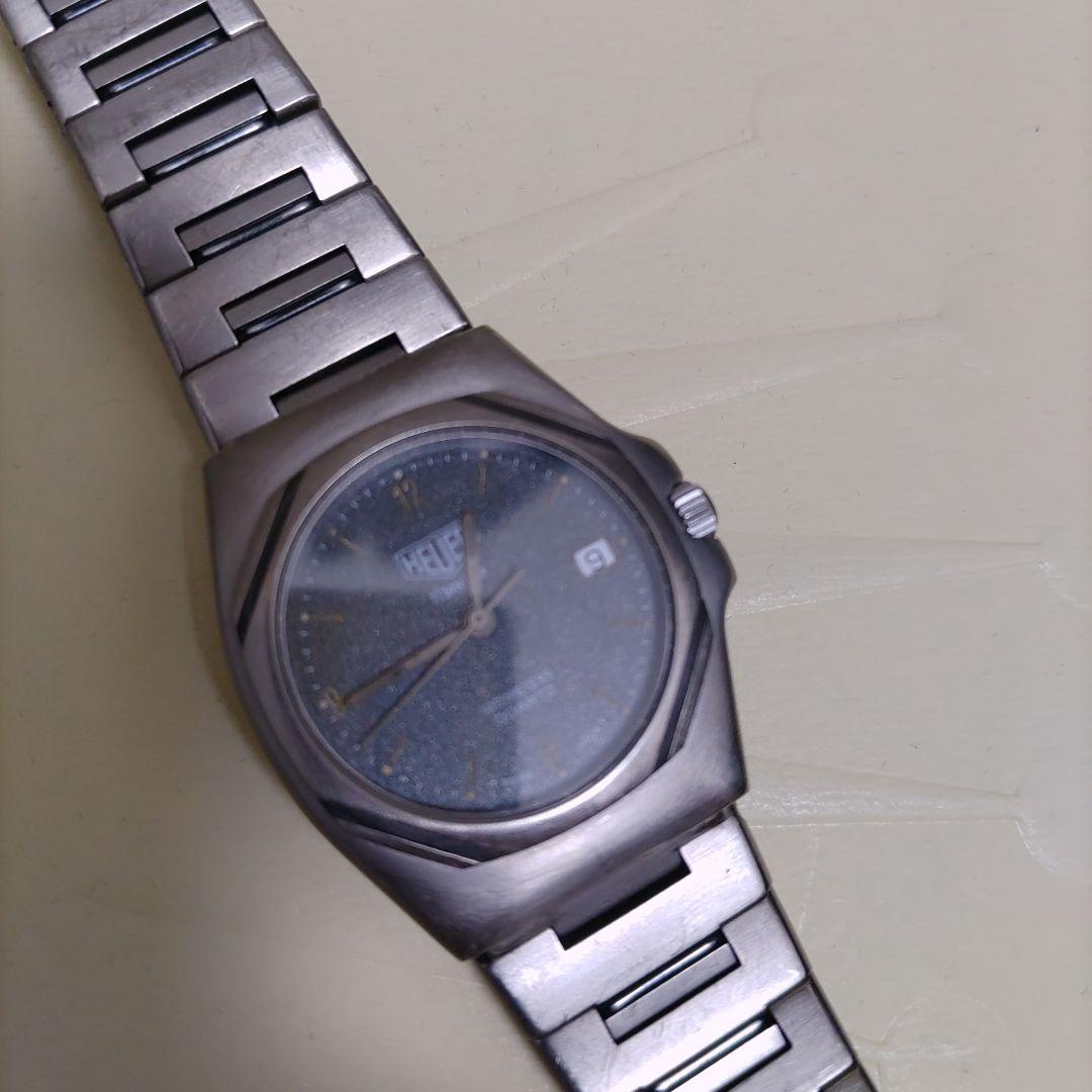 稀少　ホイヤー　チタニウム　プロフェッショナル１００Ｍ　メンズ　クォーツ