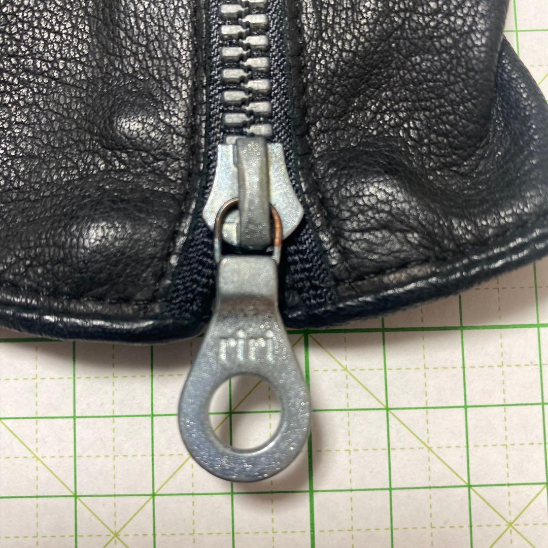 イサムカタヤマ ブラックレザー手袋 グローブMサイズ イサムカタヤマ