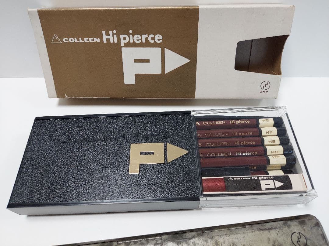 か*む様 昭和レトロ鉛筆、COLLEEN Hi pierce 鉛筆と三菱鉛筆廃盤