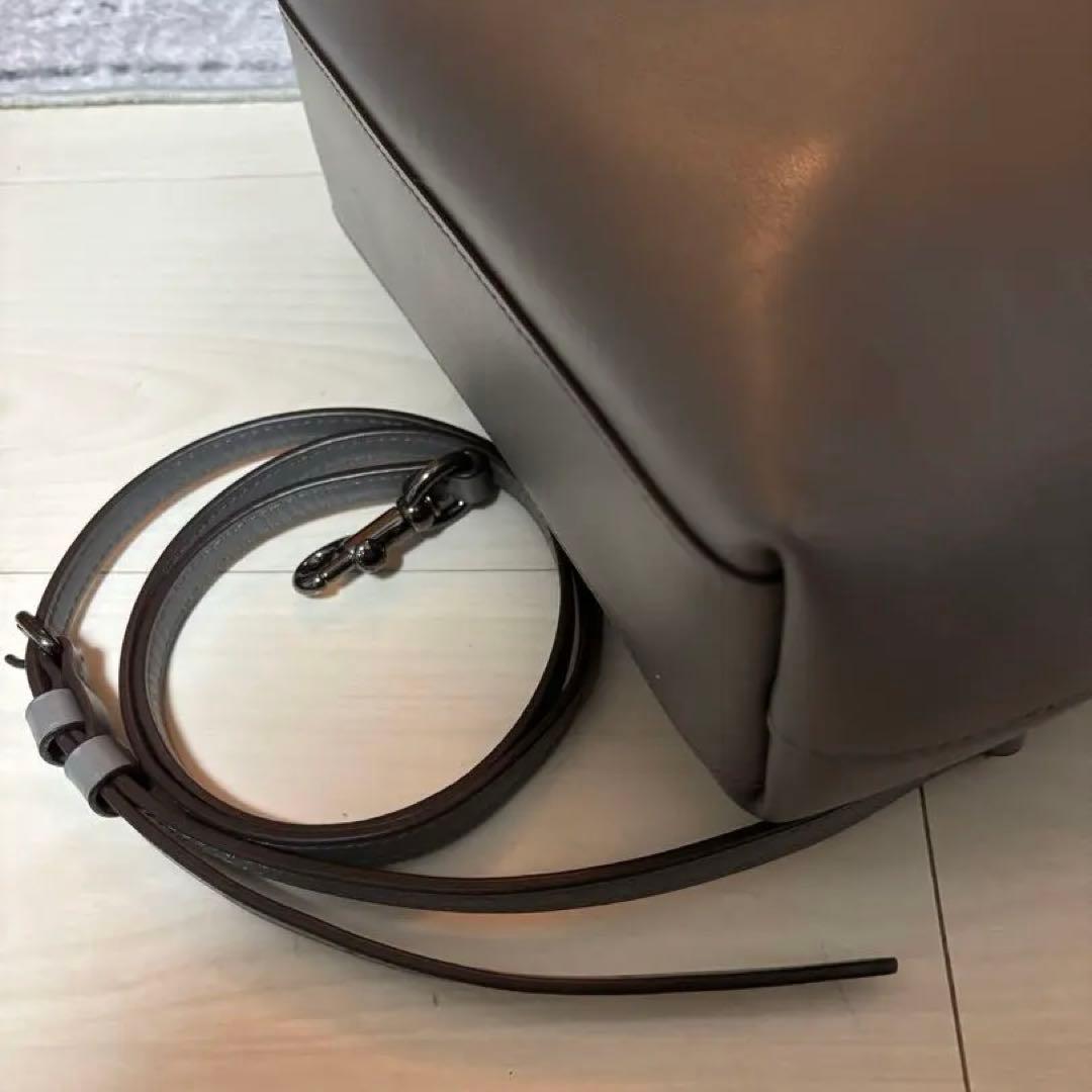 コーチ バッグ 2way グレー レザー 未使用 保管品