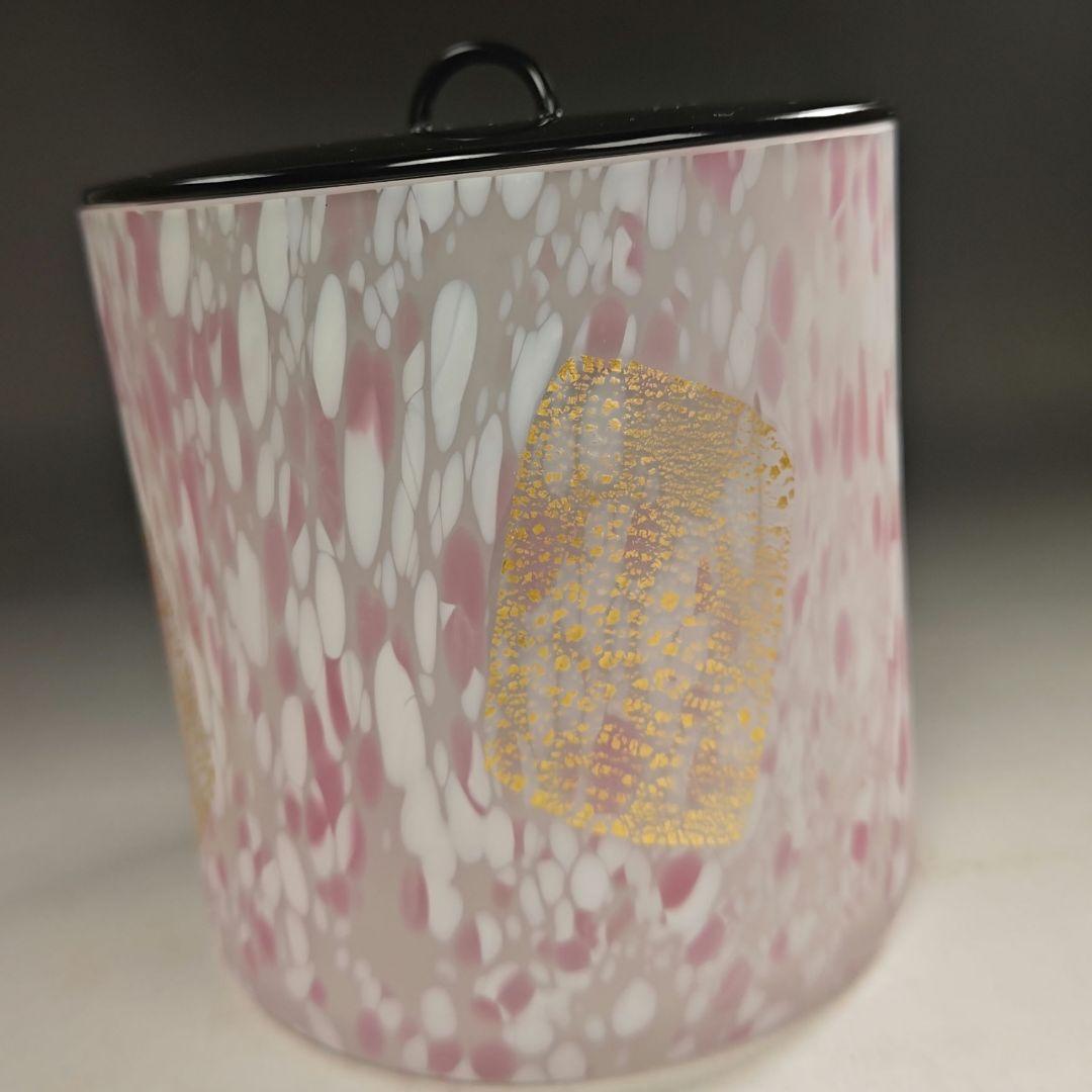 ウ232 水指『平井衣作』『硝子ガラス 水指』茶道具