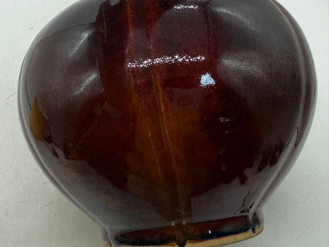 中国 雍正年製 辰砂釉花口瓶 紅釉 送料込み251202 - メルカリ