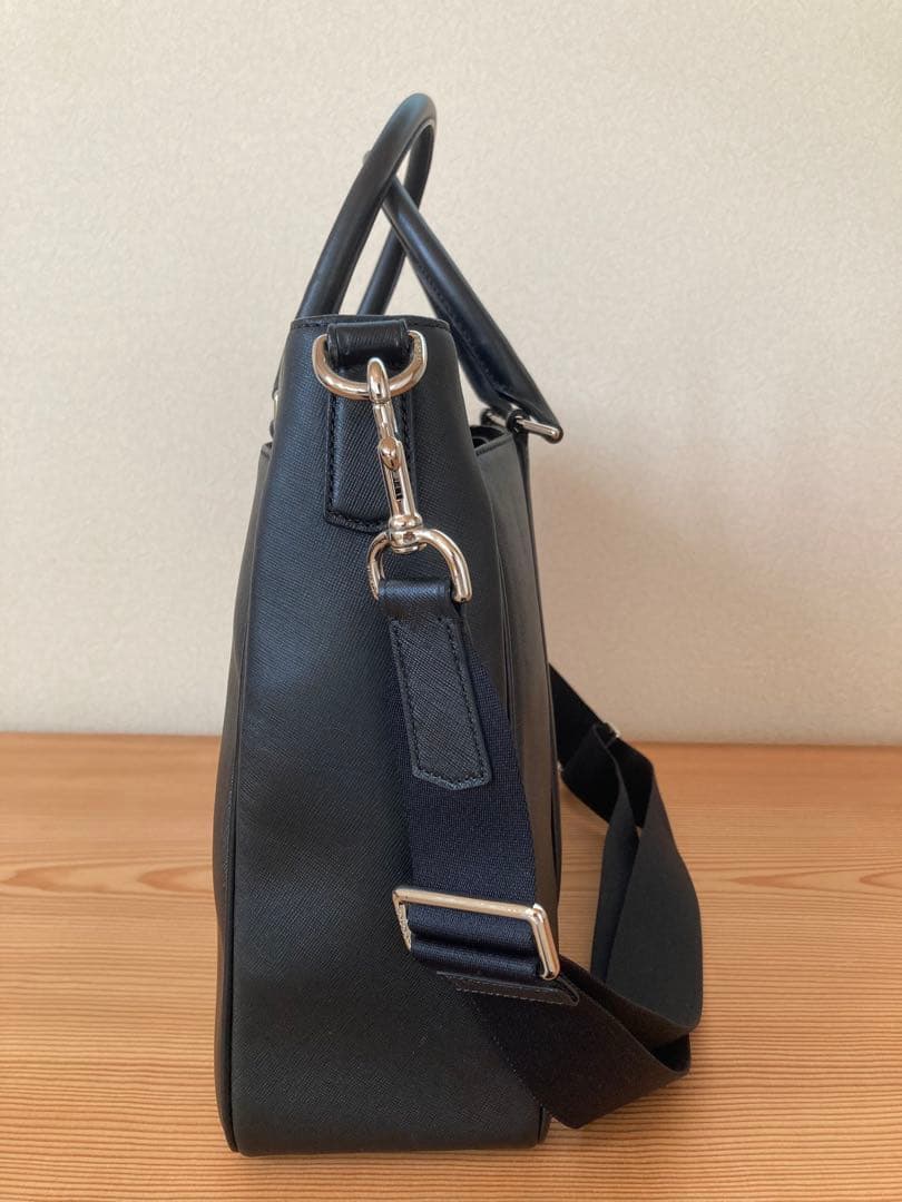 t*a様 COACH コーチ　ビジネスバッグ ブラック レザー