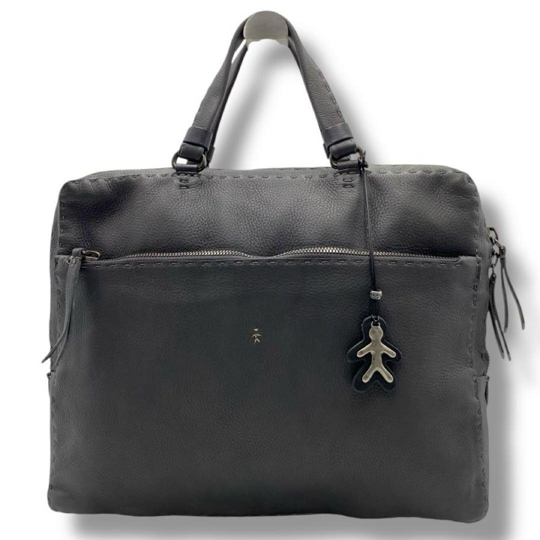 良品 エンリーべグリン ビジネス 2WAY バッグ A4 大容量 本革 出張