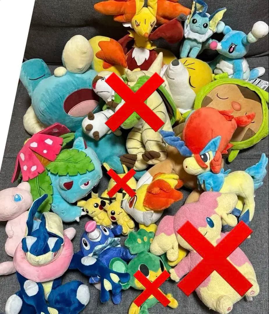 ポケモンセンター限定ぬいぐるみ　大量⭐︎XY御三家／ピカチュウなど