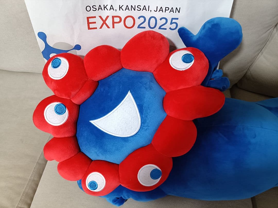 【一等80cm！】ミャクミャクくじ1等ぬいぐるみ（非売品）