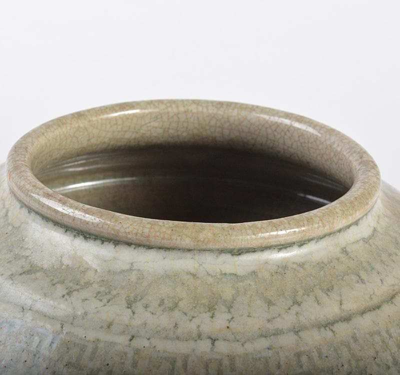 中国 官窯青磁 水孟 筆洗 C R4274