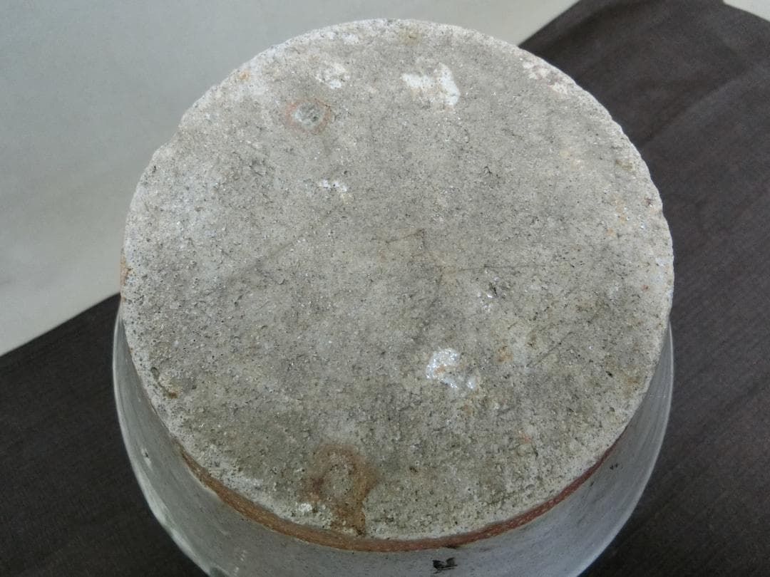 飾り映え！【徳利 緑釉筋文景色 信楽 壺 骨董・K2】インテリア花器