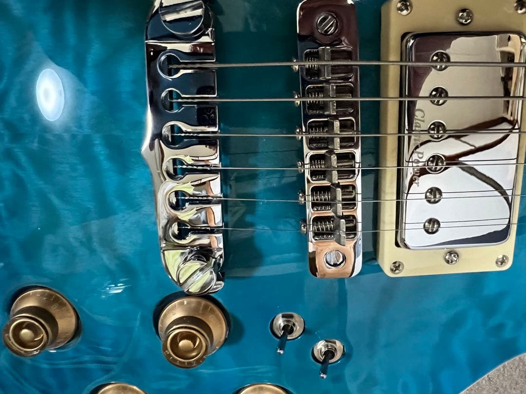 美品❗️　シースルーエメラルドブルー　希少　アリアプロ2 PE-480