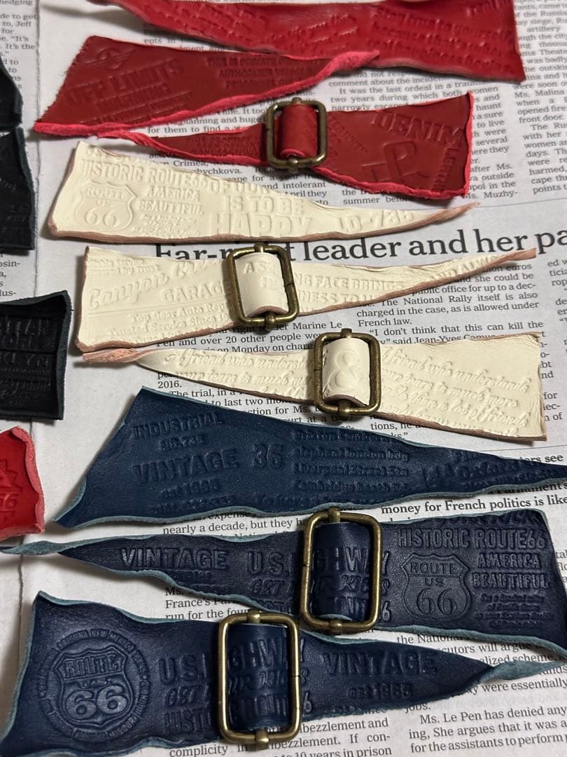 専用 染色タグ 革タグ 刻印タグ ハンドメイド