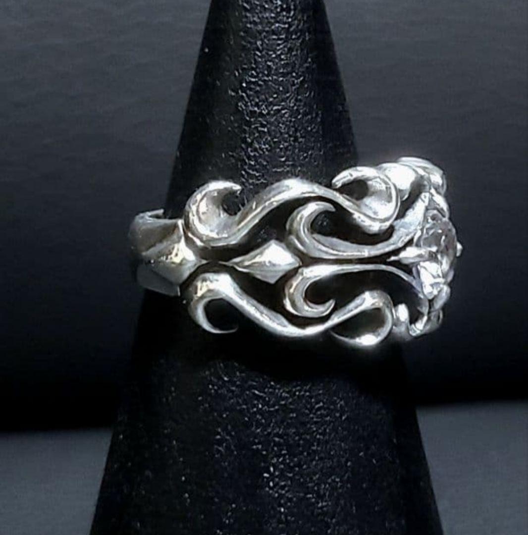 入手困難 BLESS ブレス シルバー925 バロックフレアクロスリング