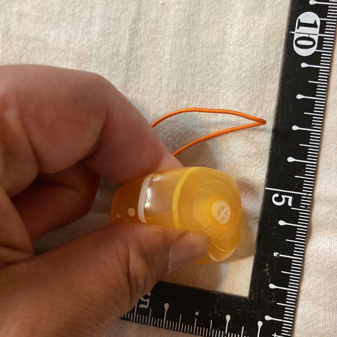みずヨーヨー　ソフビ　プープー　オレンジ　キーホルダー