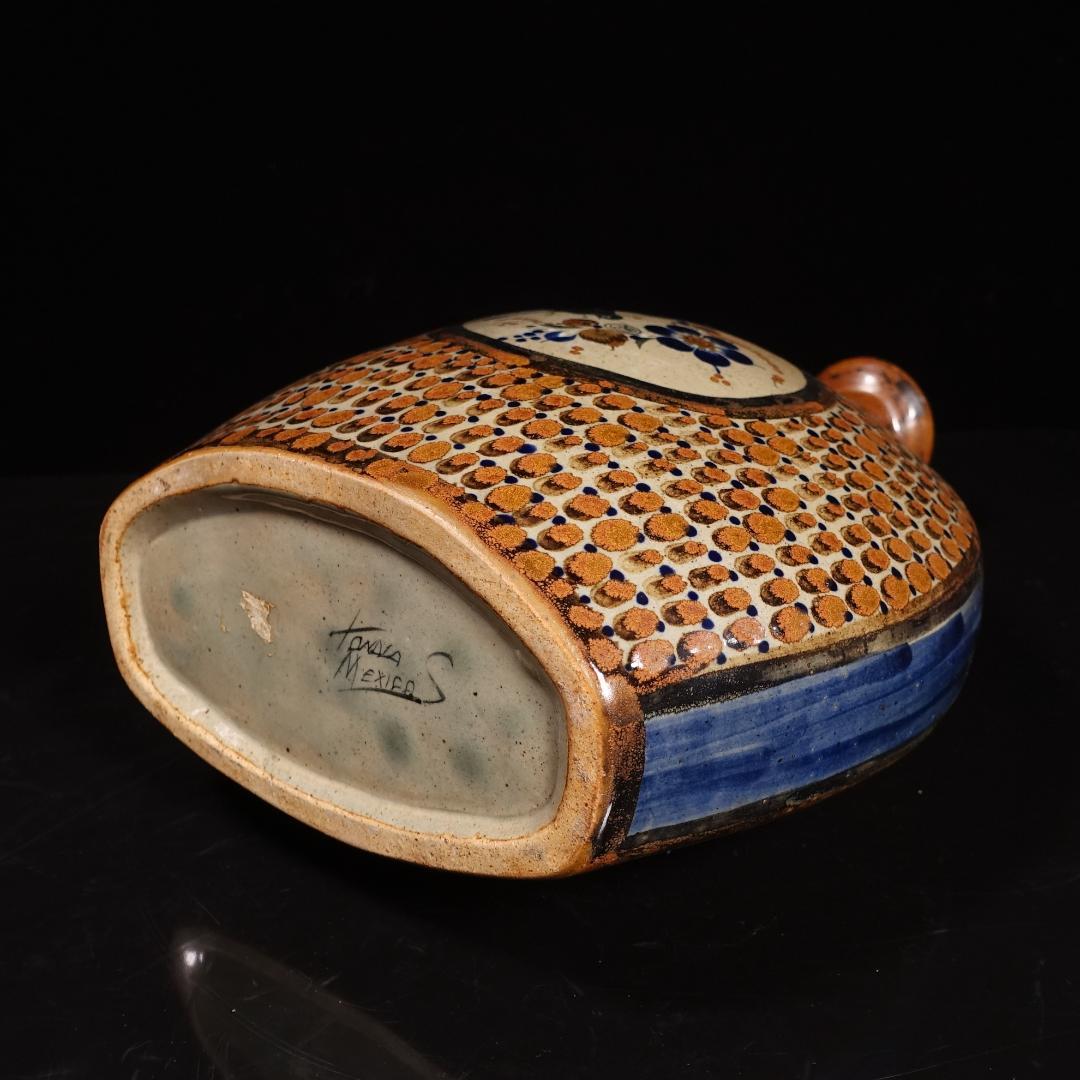 最終値下 ビンテージ トナラ焼 花瓶 メキシコ民芸 飾壷 置物