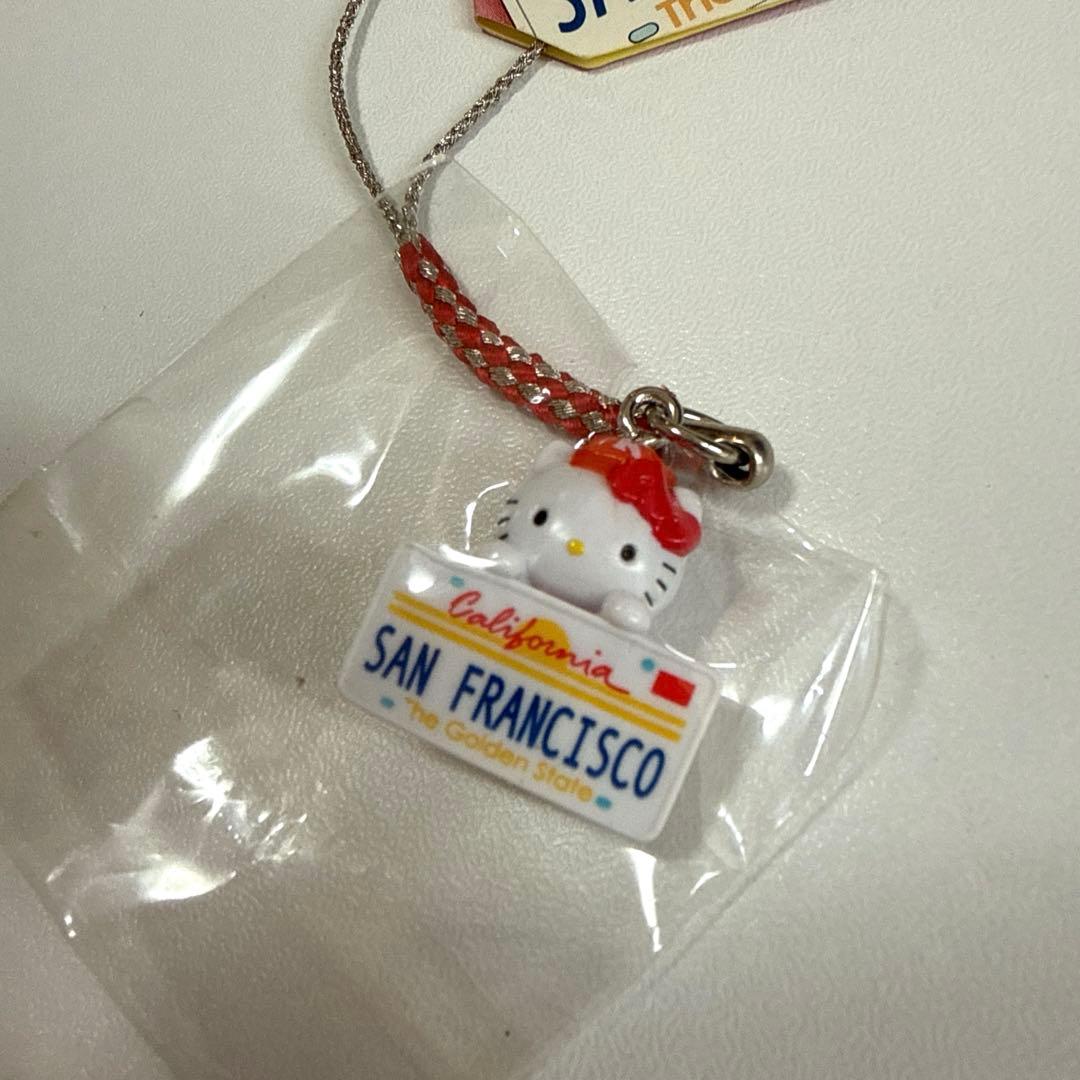 ご当地キティ根付　サンフランシスコ　ナンバープレート