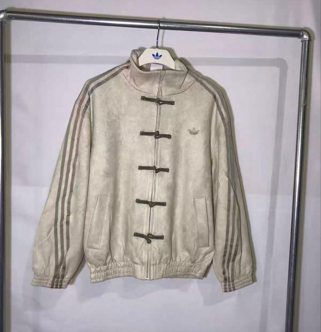 訳有　S 海外限定adidas originals スエード トラックジャケット