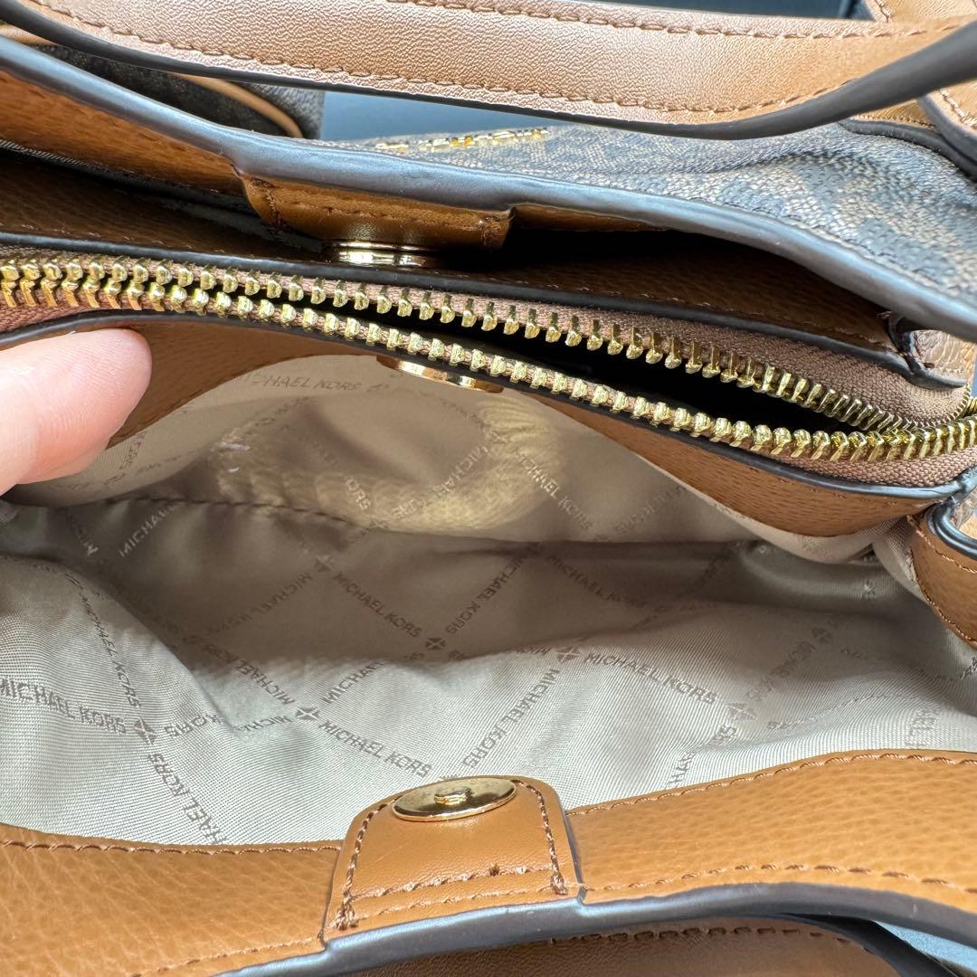 未使用級✨マイケルコース ショルダーバッグ 2way MK柄 レザー