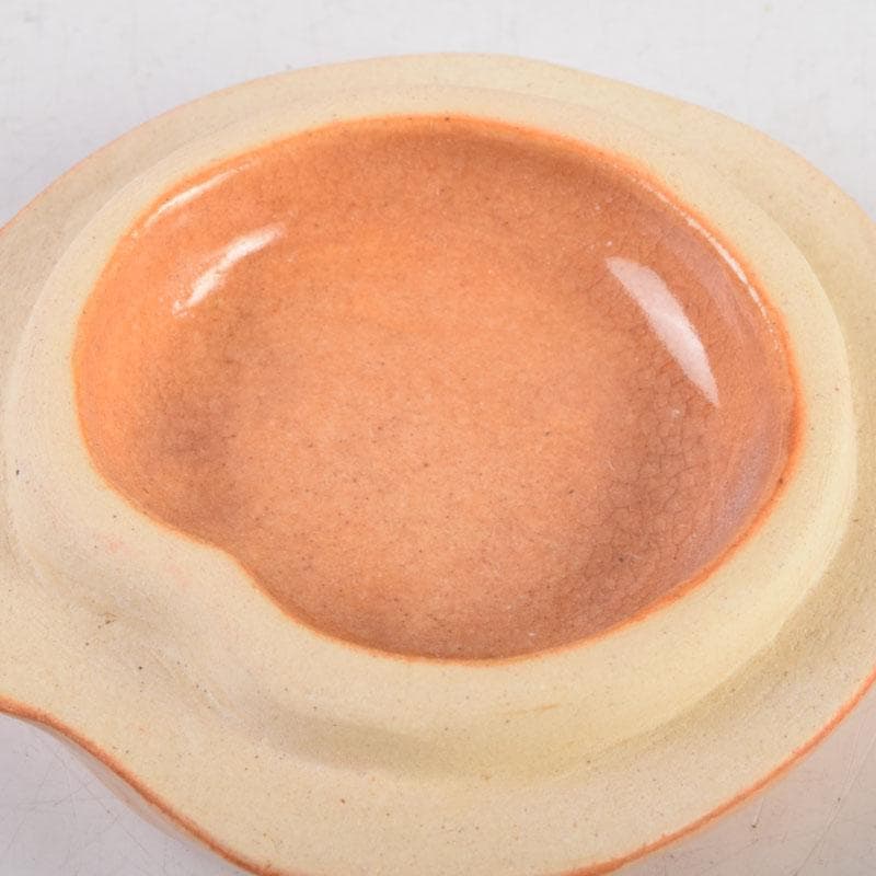 もちぽよい様専用 萩焼 十二世 坂高麗左衛門作 酉香合 共布共箱 V 8767