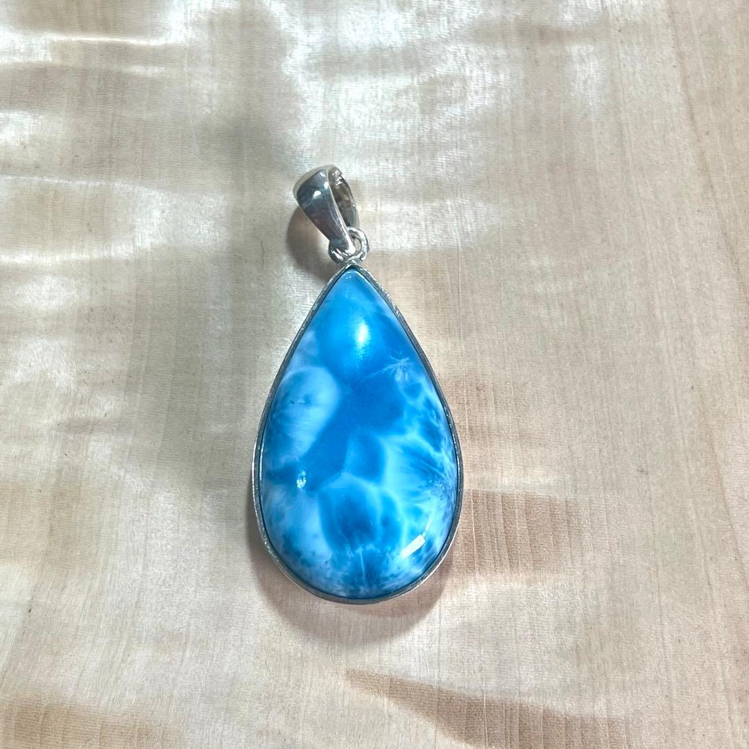 高品質 ラリマー ペンダント ネックレス silver925 3-24 アクセサリー