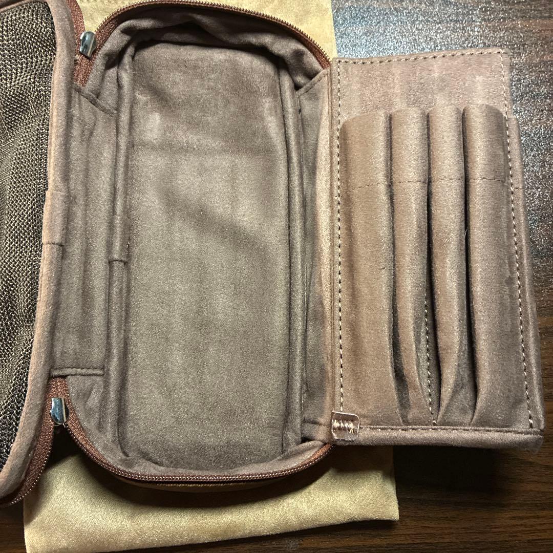 SEASAR OctFold ペンケース カルロスナイロン 茶 オクトフォールド