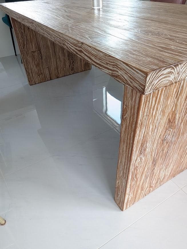 【フルーチェさま専用】KAJA オールドチーク ダイニングテーブル(W180)