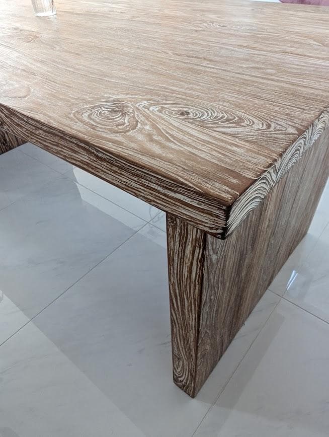 【フルーチェさま専用】KAJA オールドチーク ダイニングテーブル(W180)