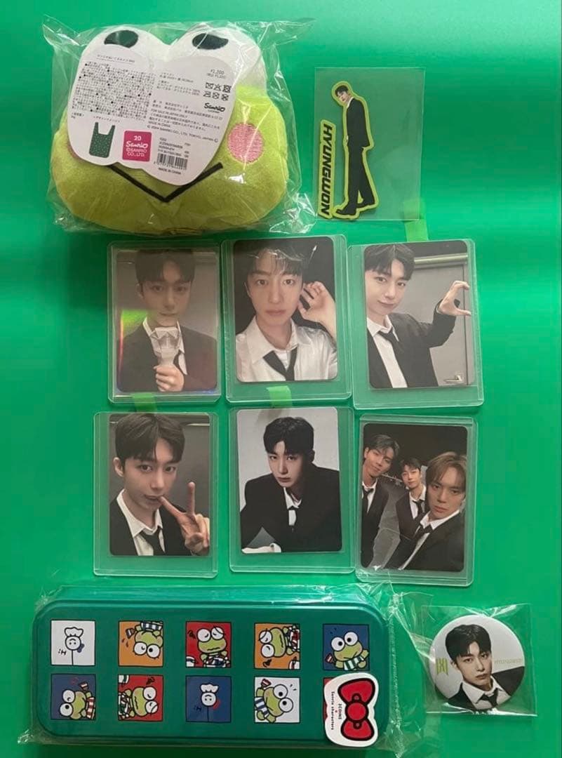 MONSTA X ヒョンウォン ソウル限定ポカ 横浜缶バッジ ケロッピ