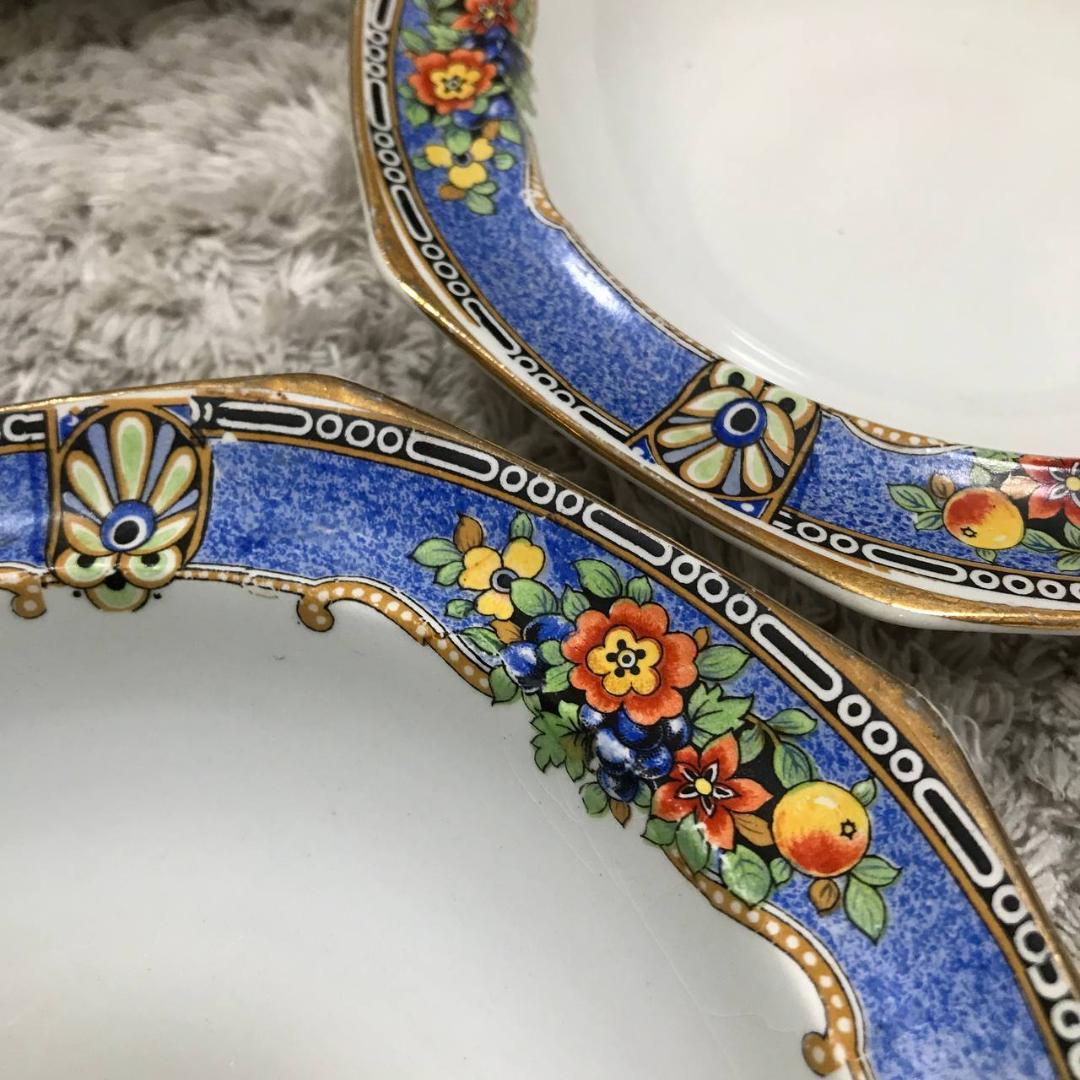 英国陶器　4枚セット R.H. Plant 19世紀？Tuscanウェッジウッド