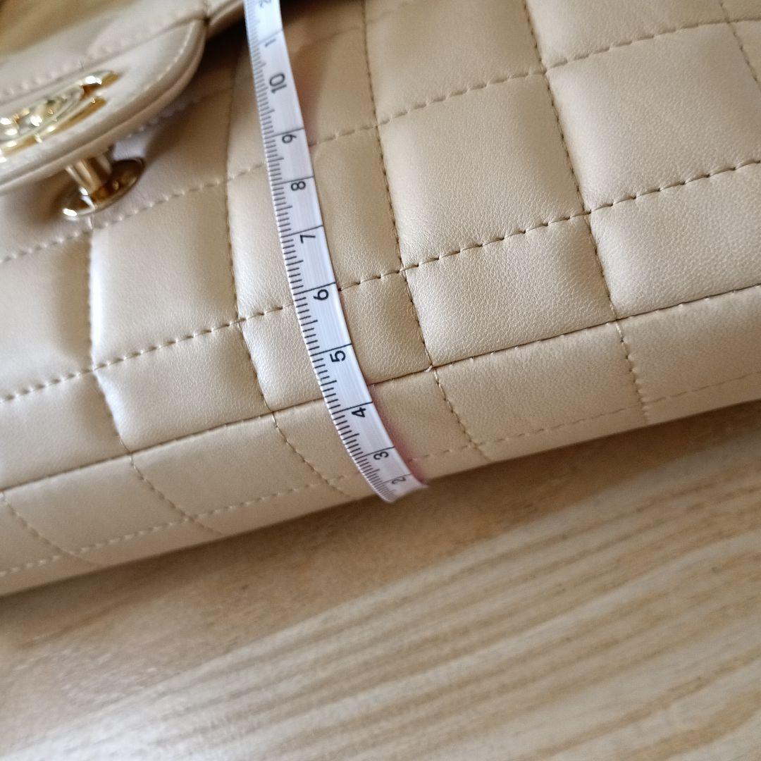 美品です CHANEL シャネル チョコバー チェーンショルダーバッグ ベージュ