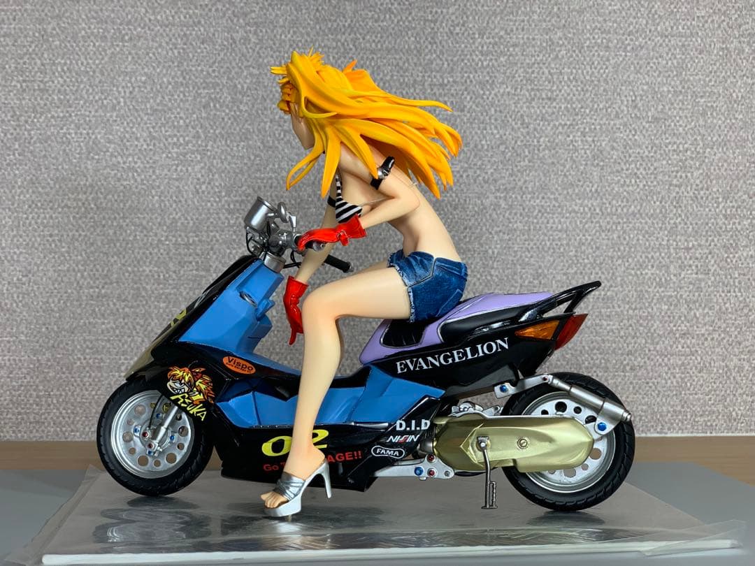 ガレージキット 完成品 エヴァンゲリオン アスカ バイク