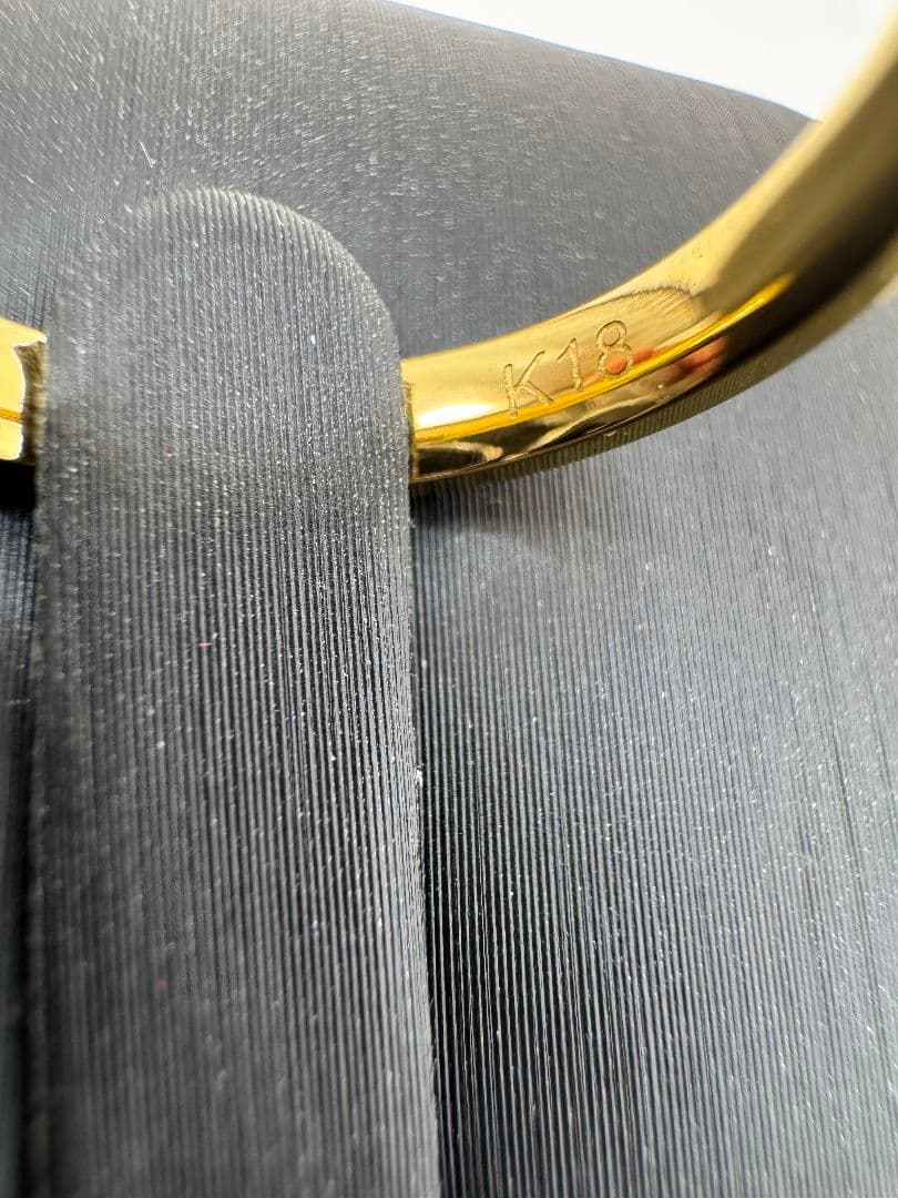 K18ゴールドリング 1.84g 幅3.0mm 11号