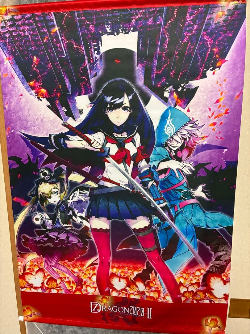 ブラックロックシューター セブンスドラゴン ゲーム タペストリー